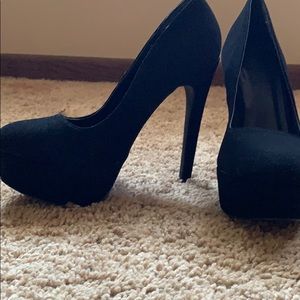 Black heels